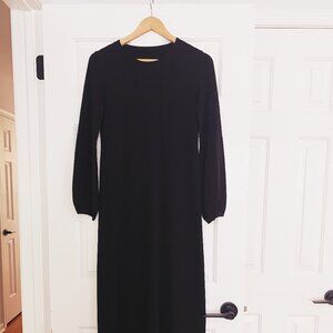 Pomander Place Black Double Knit Lennox Dress